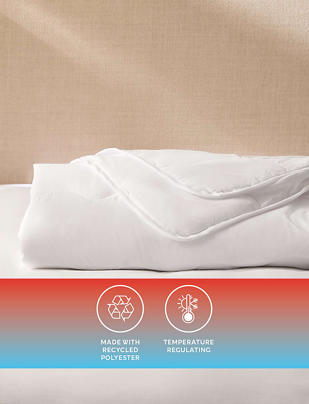 Body Temperature Control 1 Tog Duvet