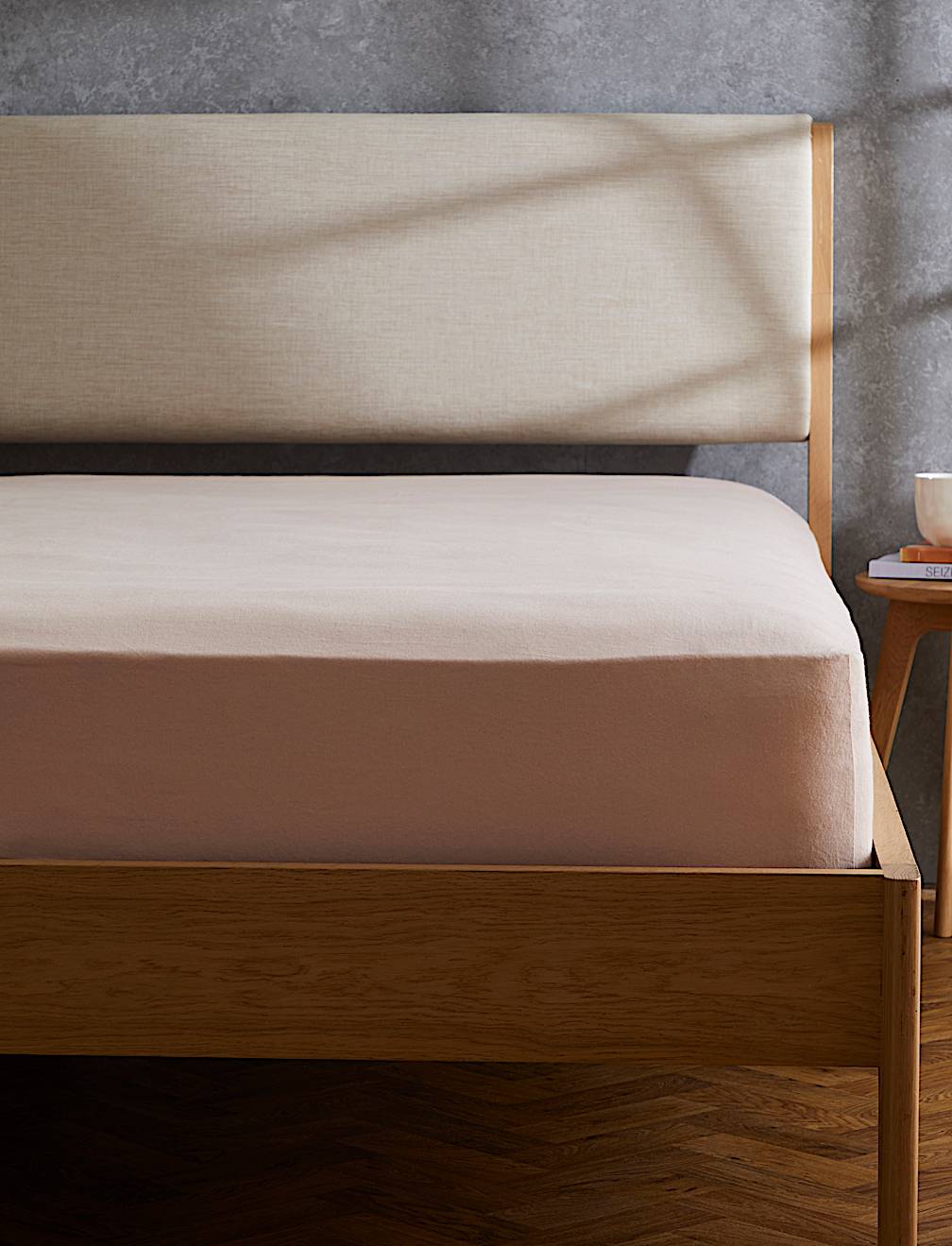 Pure Brushed Cotton Fitted Sheet