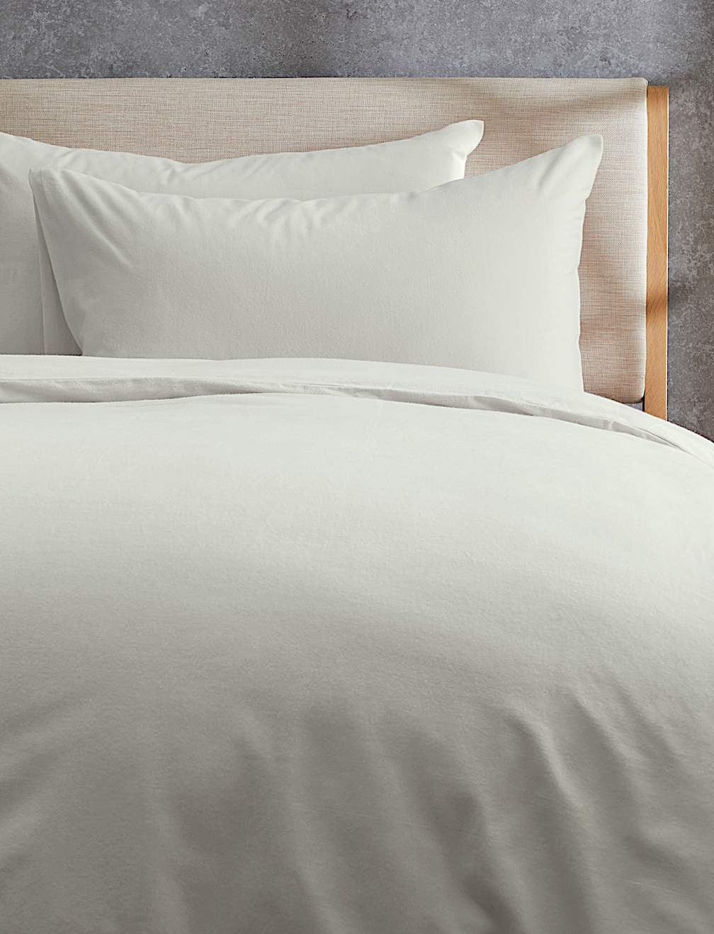 2pk Brushed Cotton Pillowcases