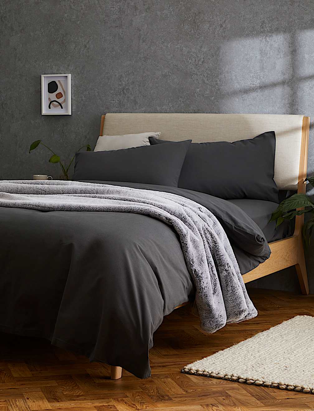 2pk Brushed Cotton Pillowcases