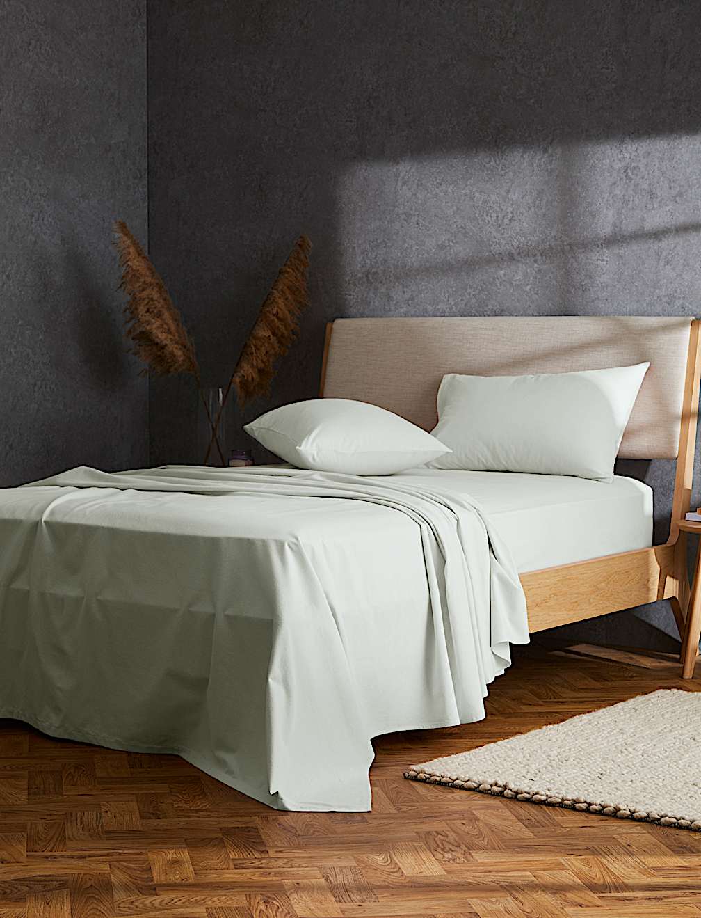 Pure Brushed Cotton Flat Sheet