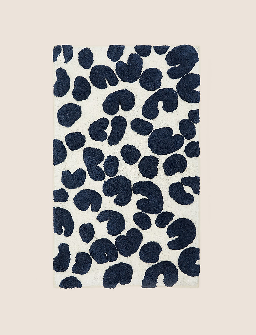 Pure Cotton Leopard Bath Mat