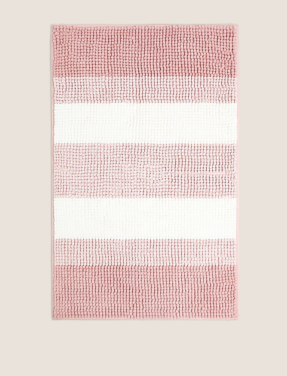 Bobble Striped Quick Dry Bath Mat