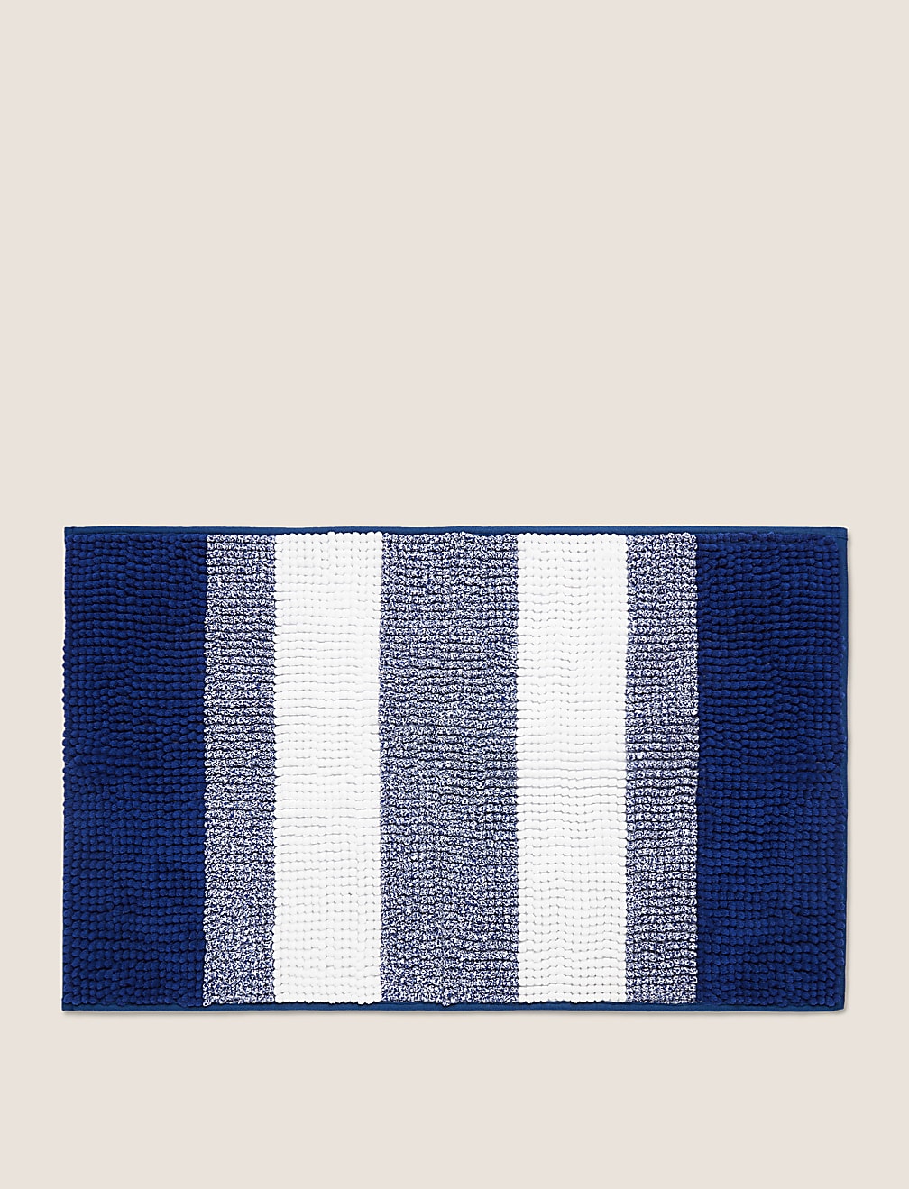 Bobble Striped Quick Dry Bath Mat