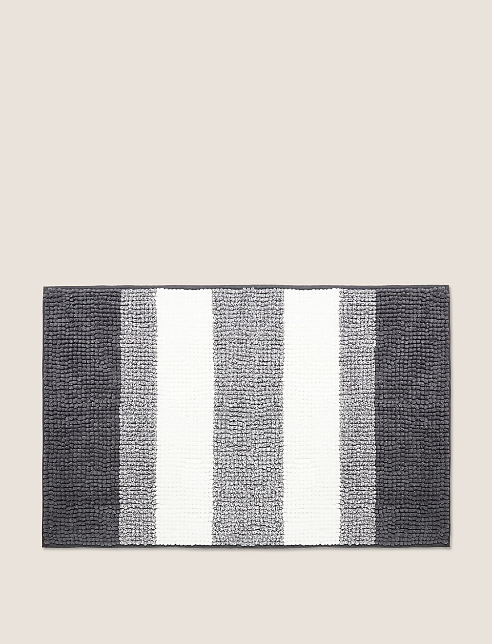 Bobble Striped Quick Dry Bath Mat
