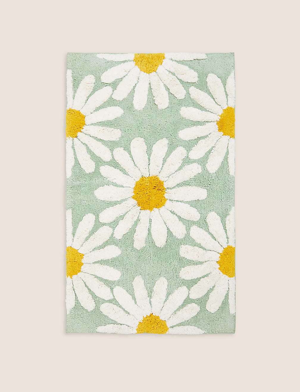 Pure Cotton Daisy Bath Mat