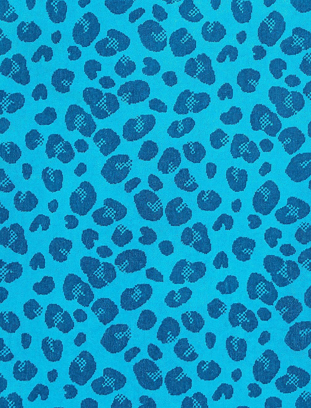 Pure Cotton Leopard Print Beach Towel