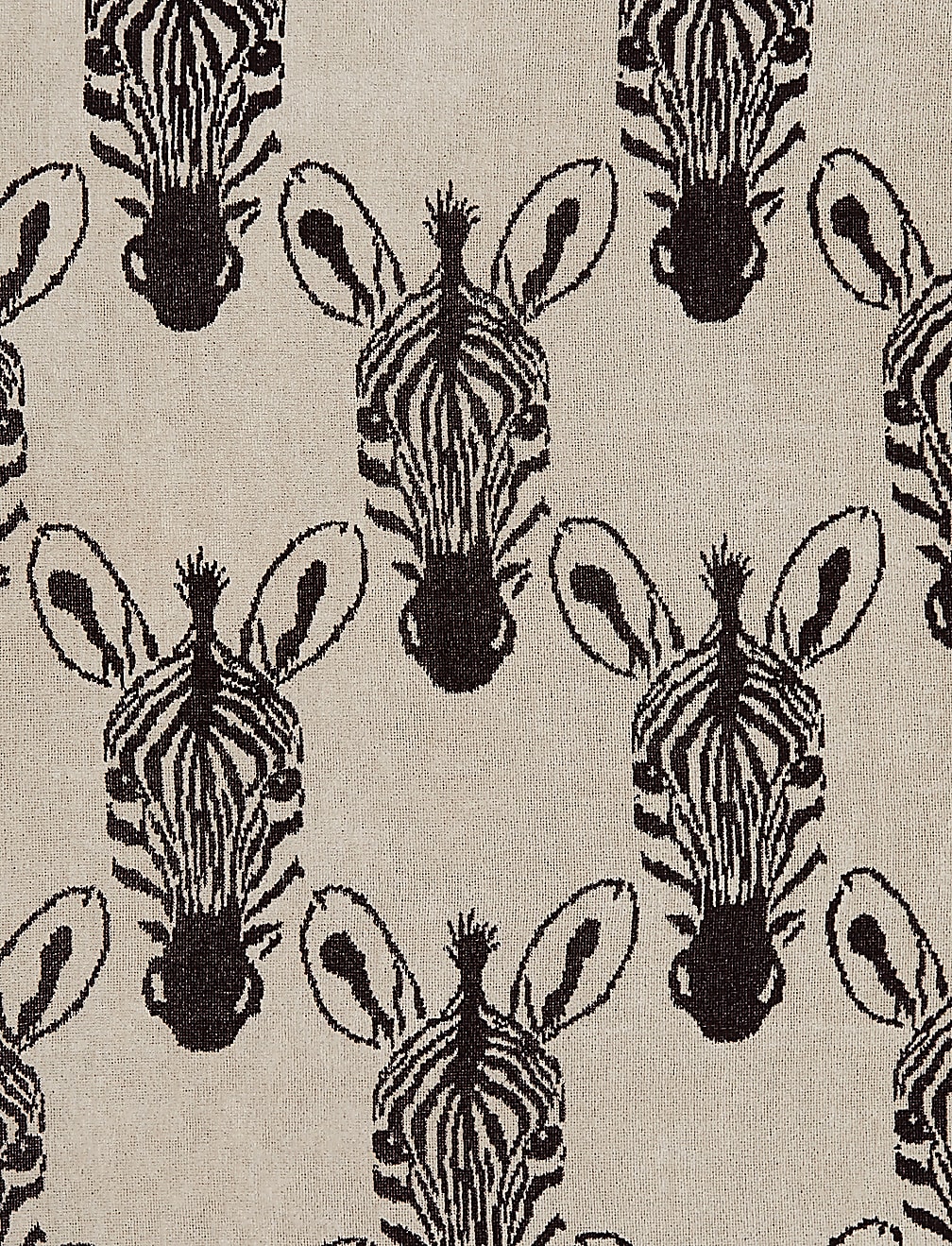Pure Cotton Zebra Print Beach Towel
