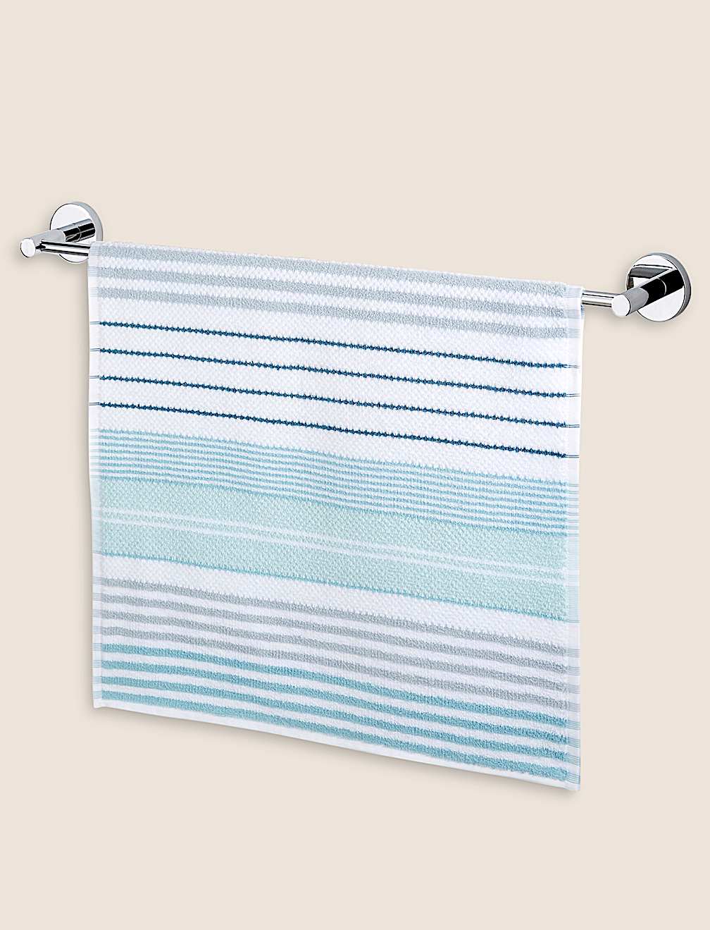 Pure Cotton Striped Spa Towel