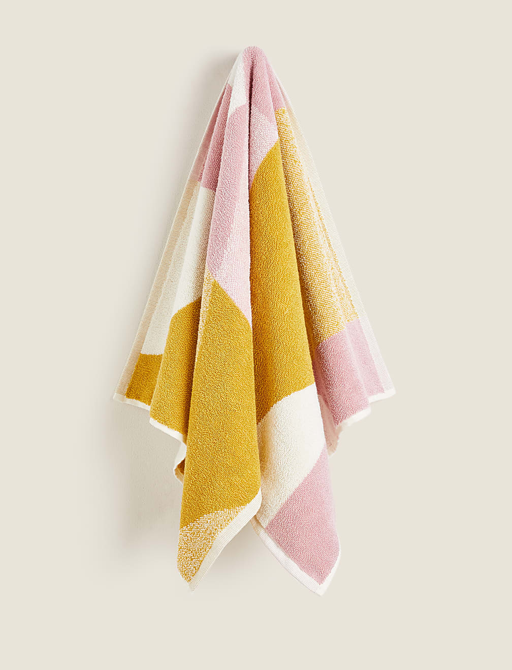 Pure Cotton Abstract Shapes Towel