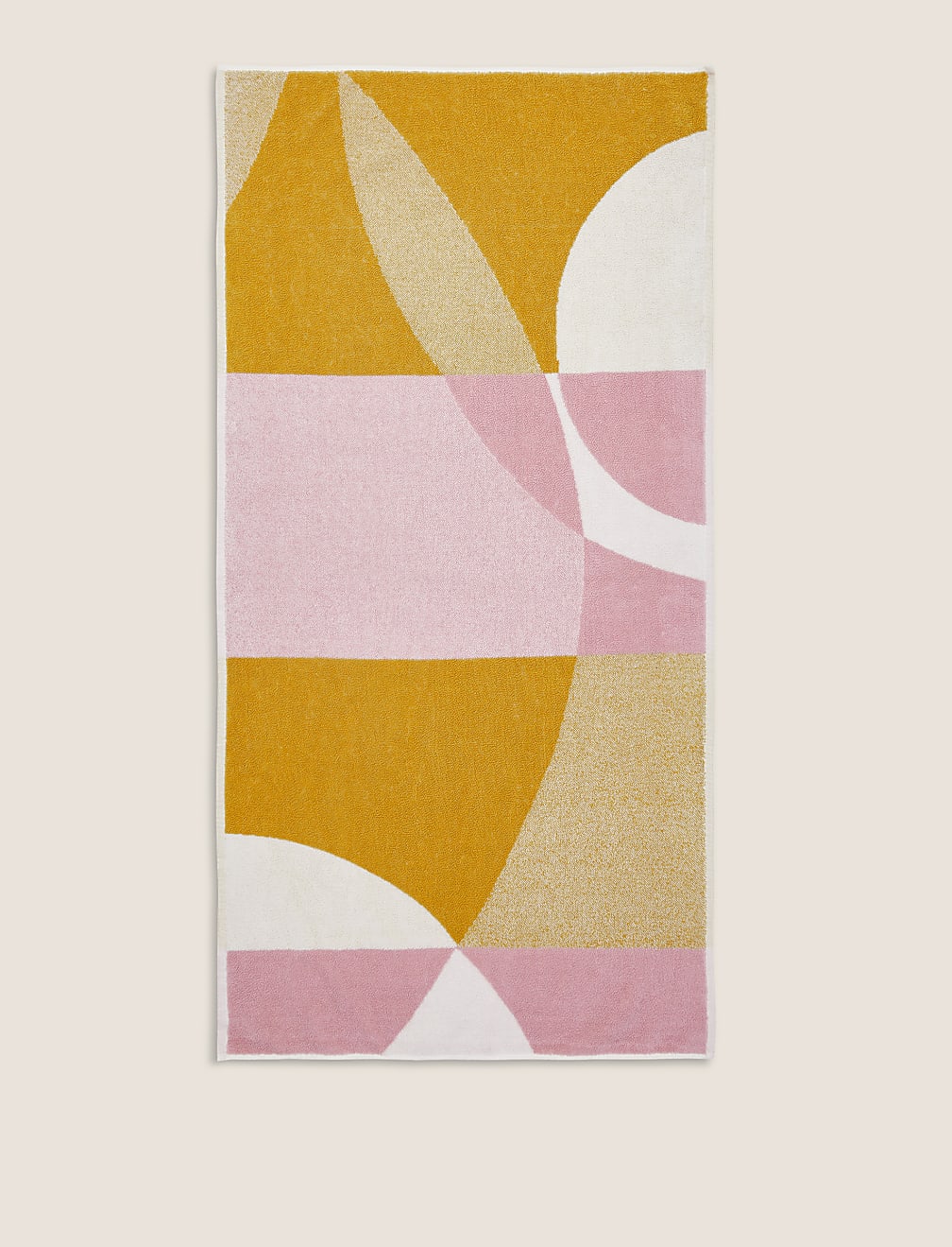 Pure Cotton Abstract Shapes Towel