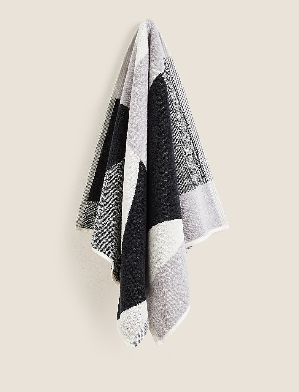 Pure Cotton Abstract Shapes Towel