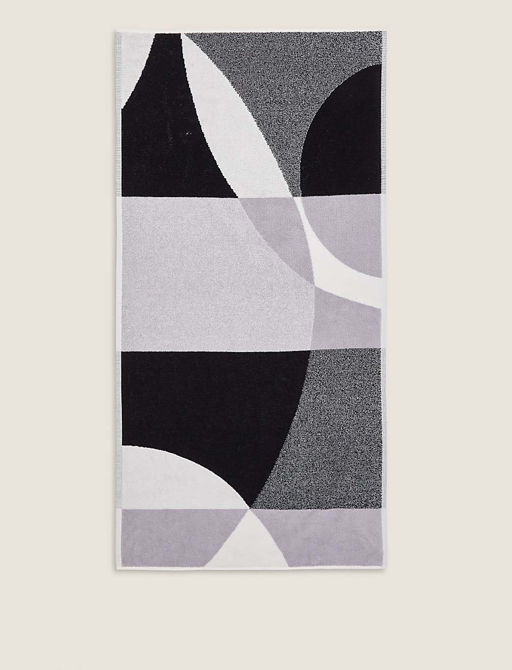 Pure Cotton Abstract Shapes Towel