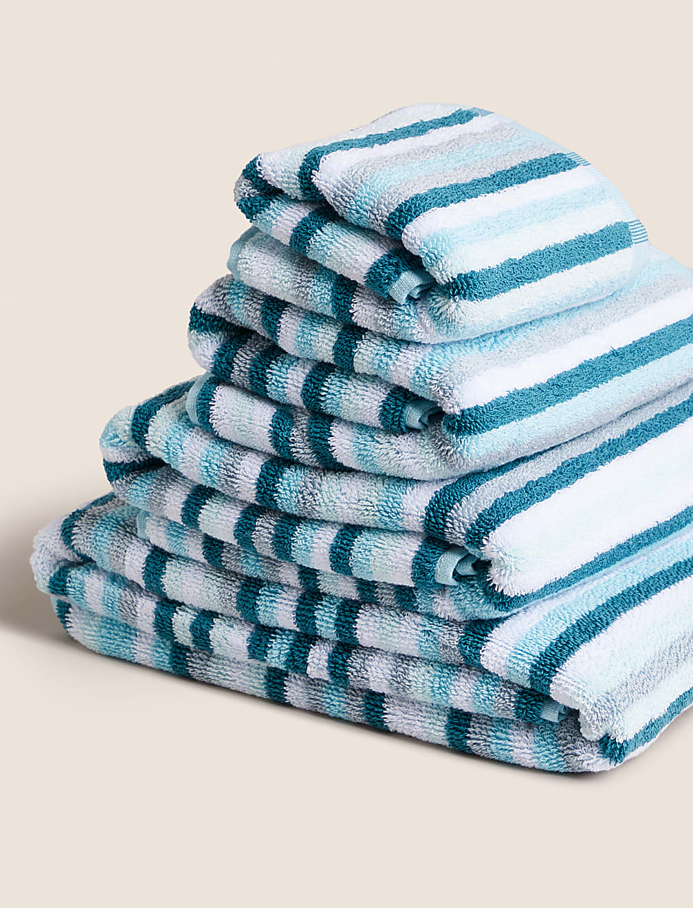 Pure Cotton Striped Towel