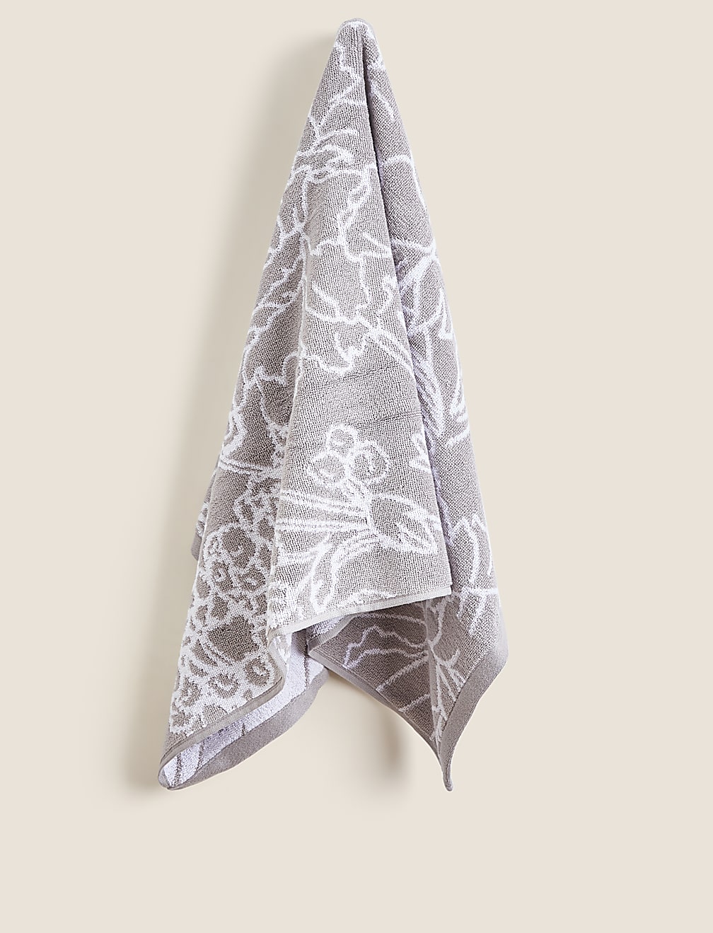 Pure Cotton Floral Towel
