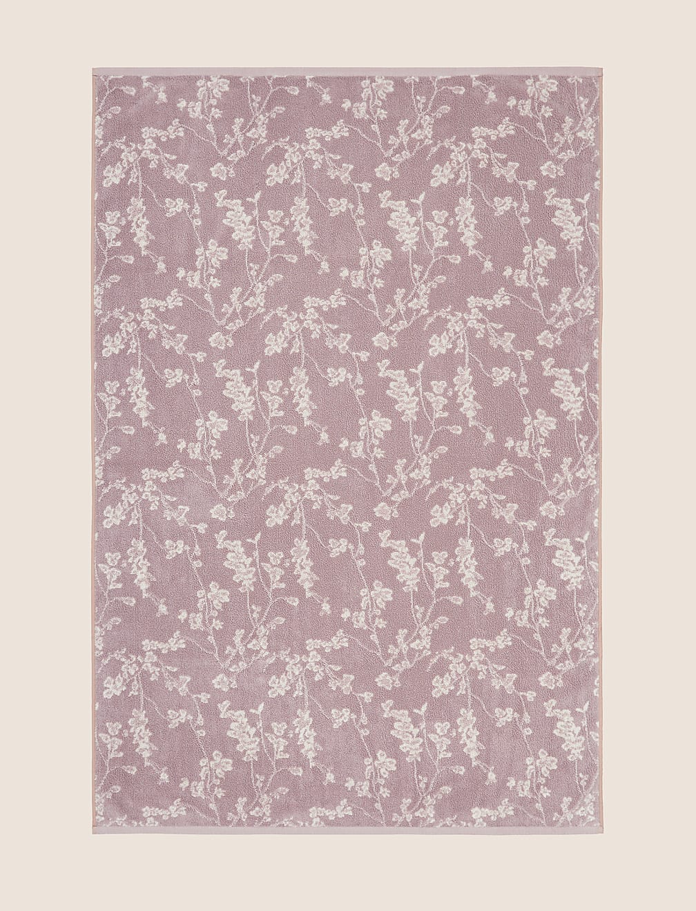 Super Soft Pure Cotton Floral Jacquard Towel