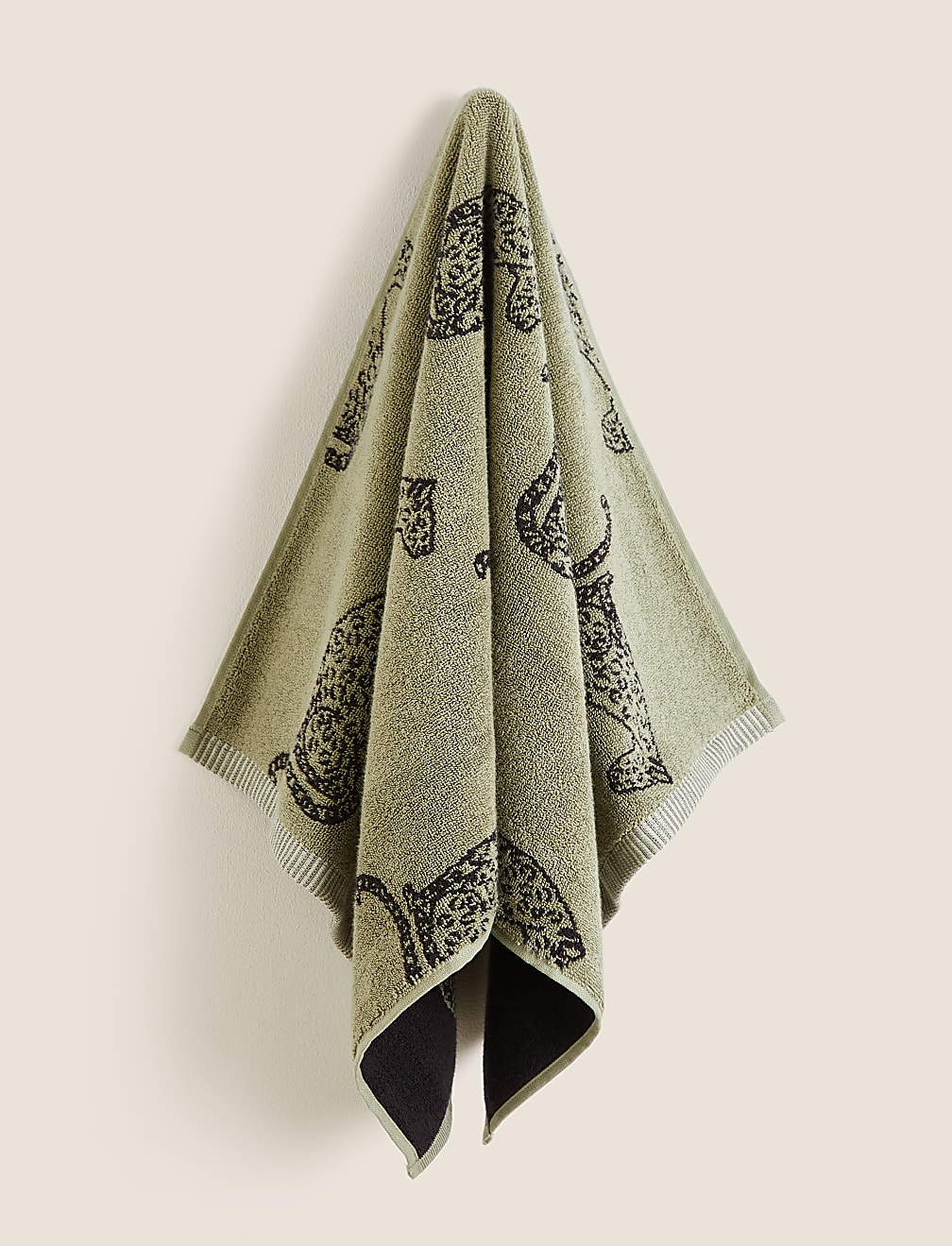 Pure Cotton Leopard Towel