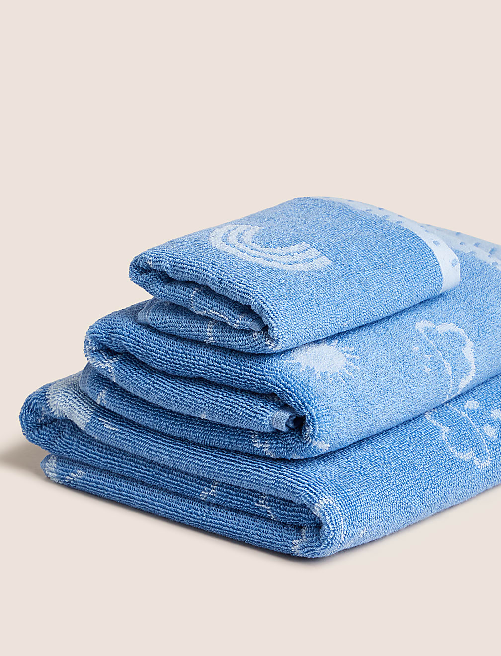 Pure Cotton Sun & Cloud Towel