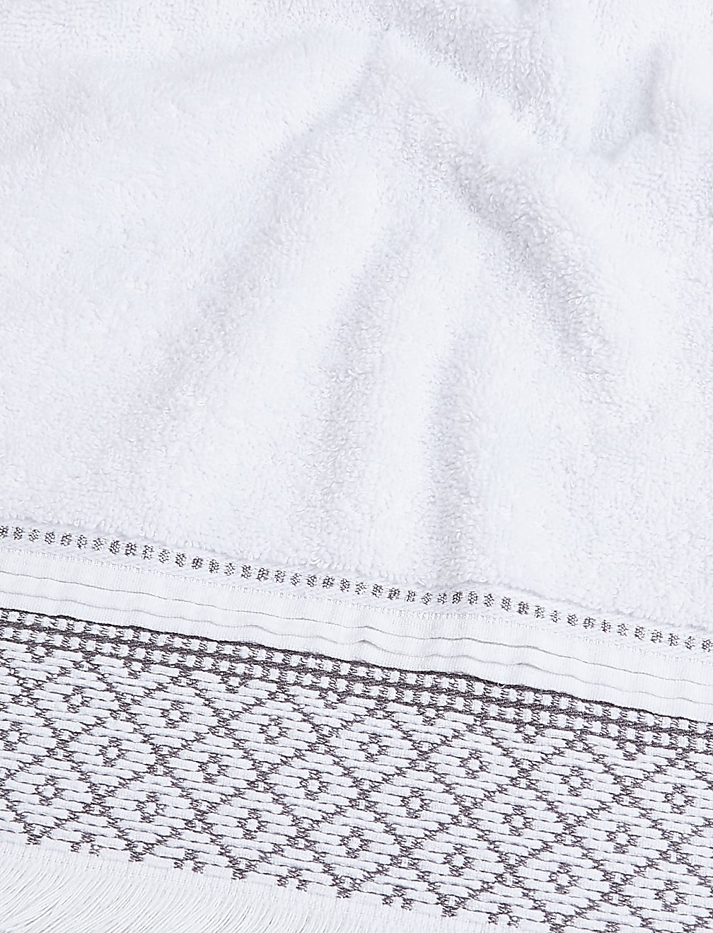 Pure Cotton Aztec Border Towel
