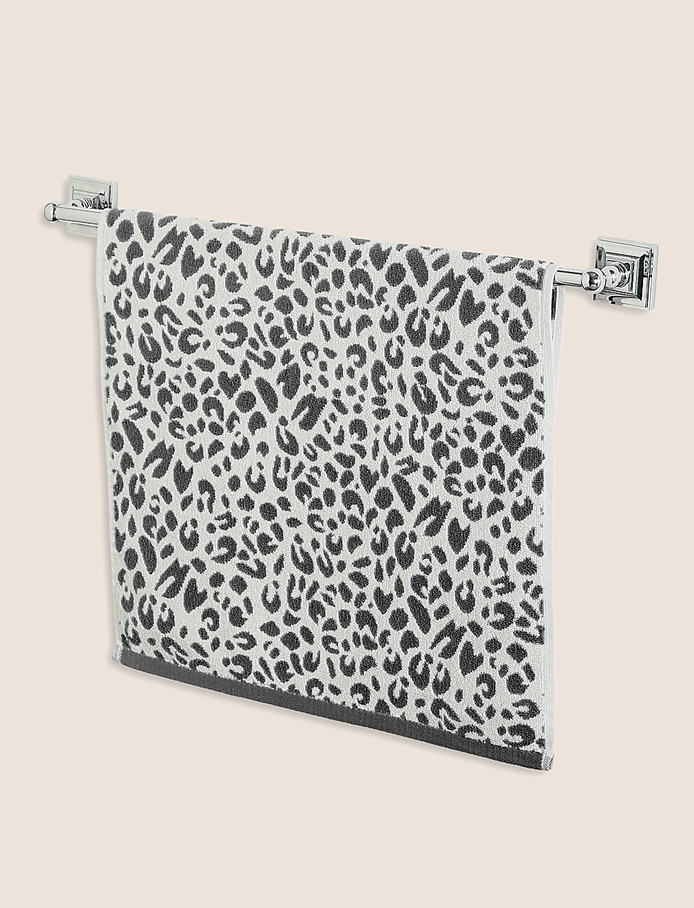 Pure Cotton Leopard Print Towel