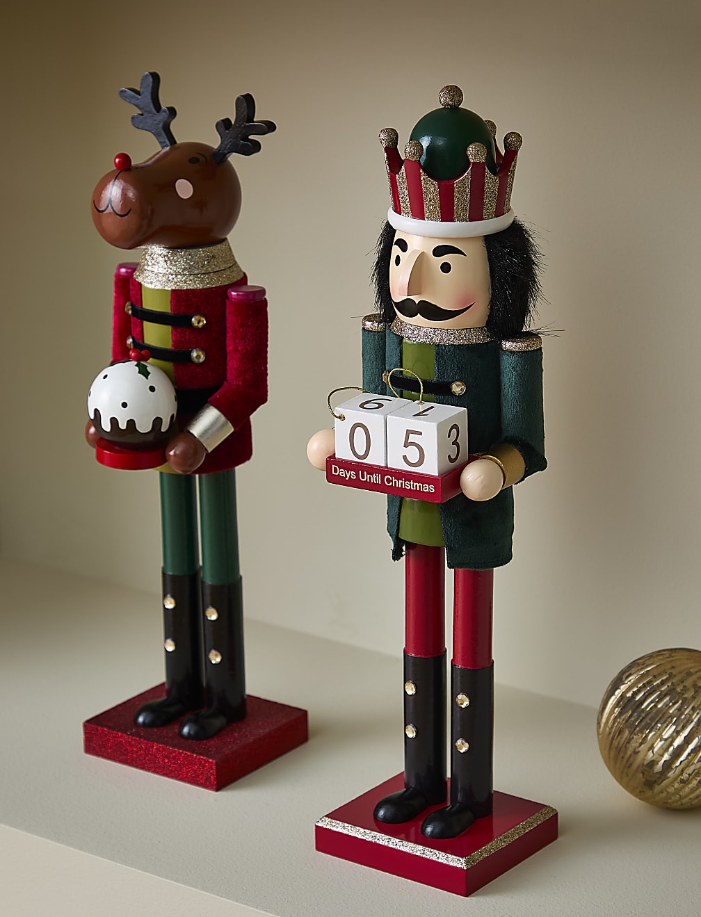 Nutcracker Advent Decoration