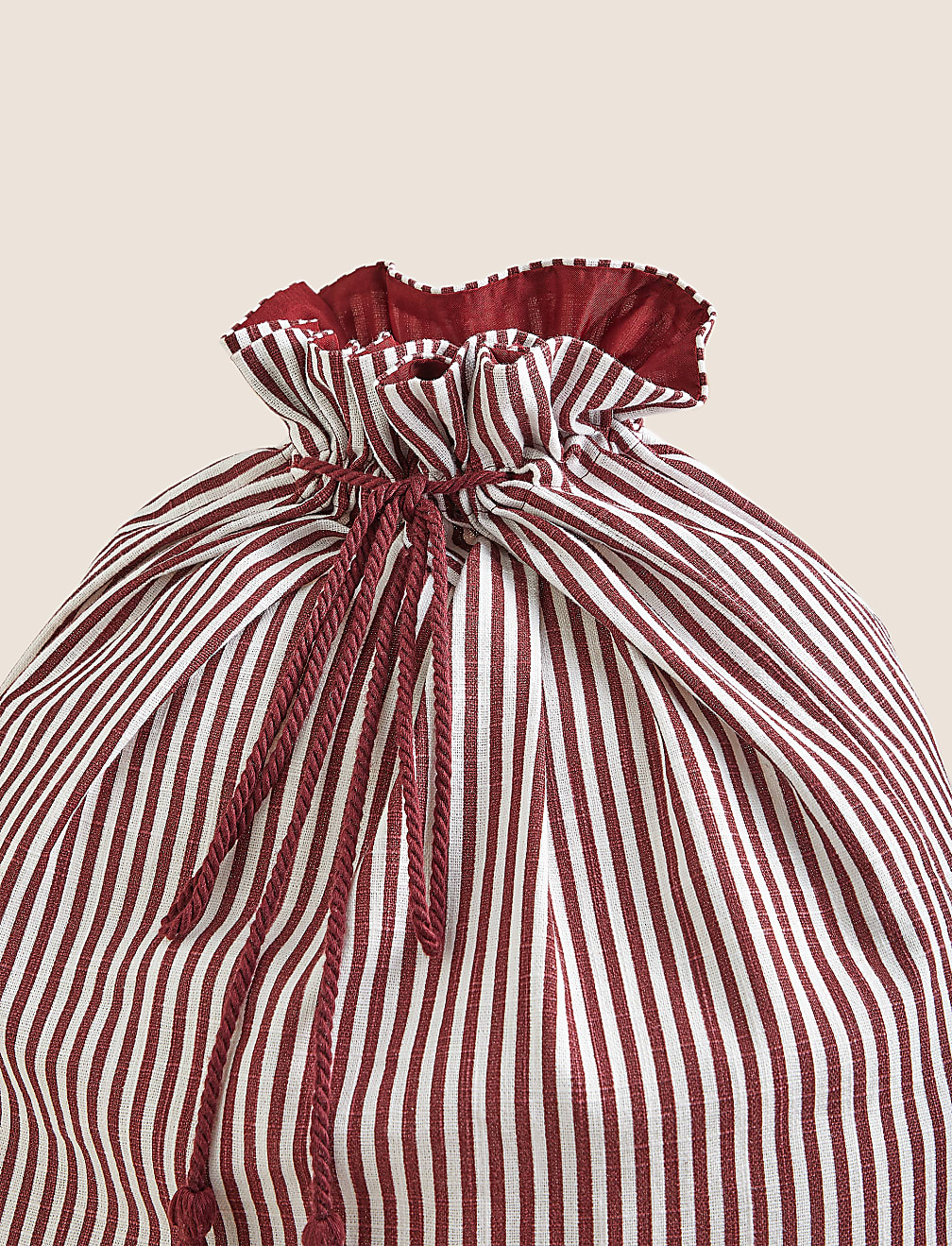 Striped Christmas Sack