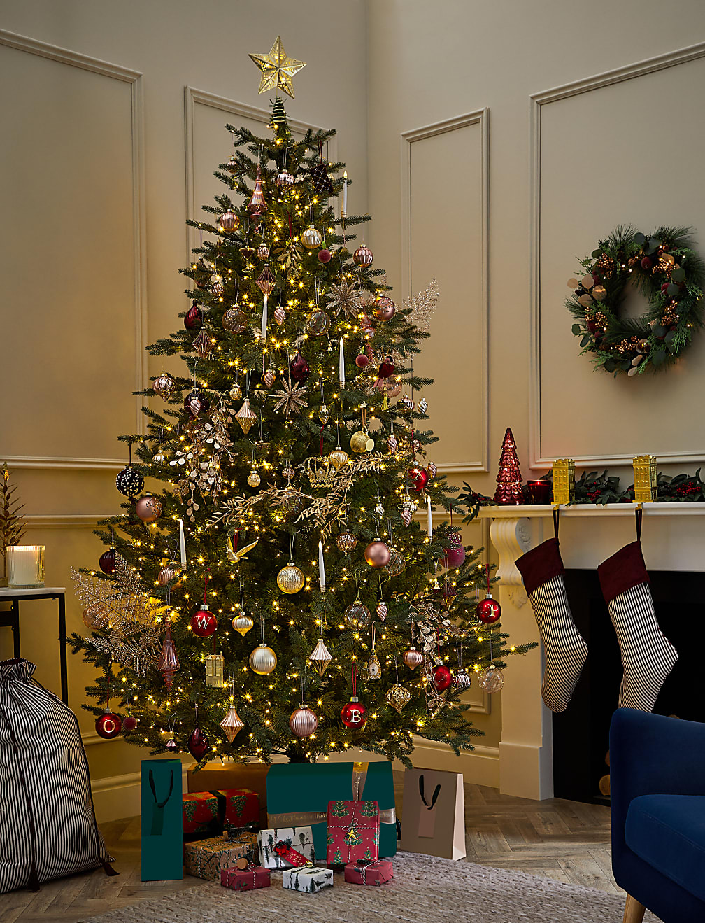 Striped Christmas Sack