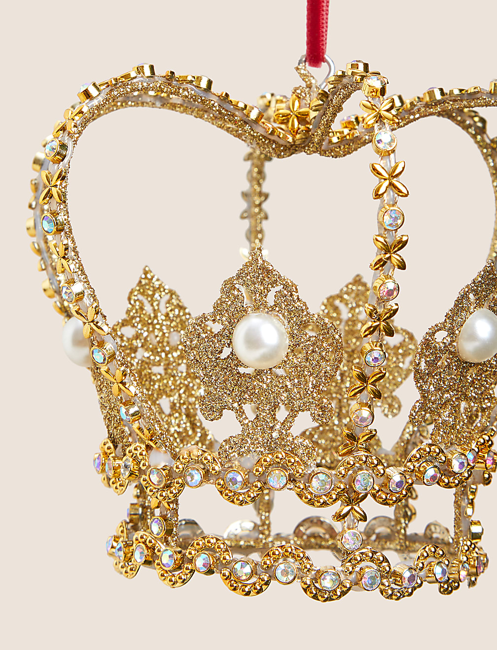 Gold Hanging Crown Decoration