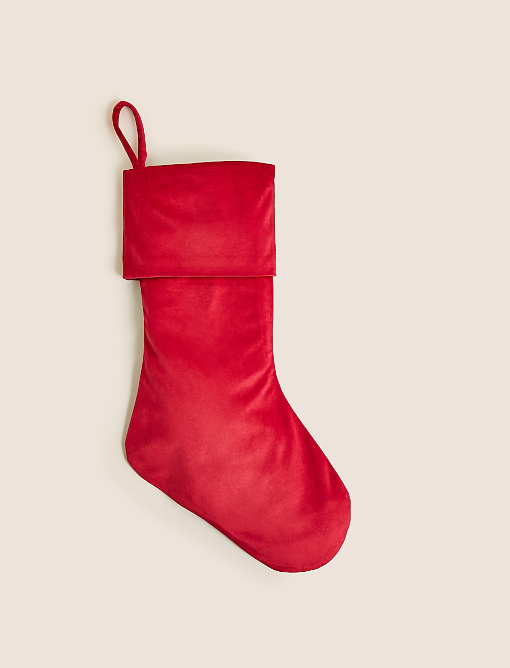 Red Velvet Alphabet Stocking
