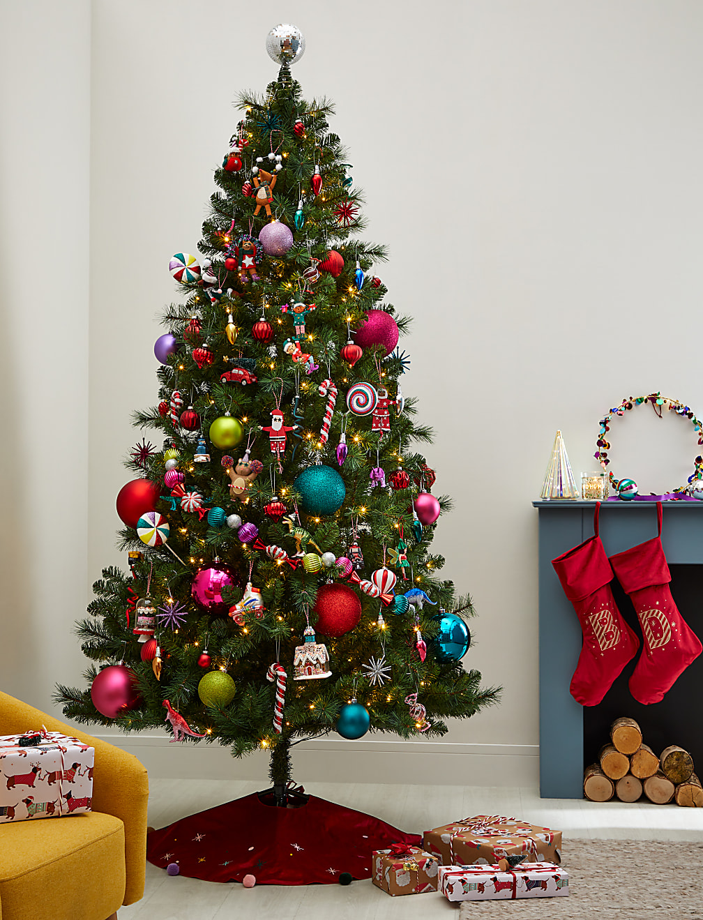 Red Velvet Alphabet Stocking