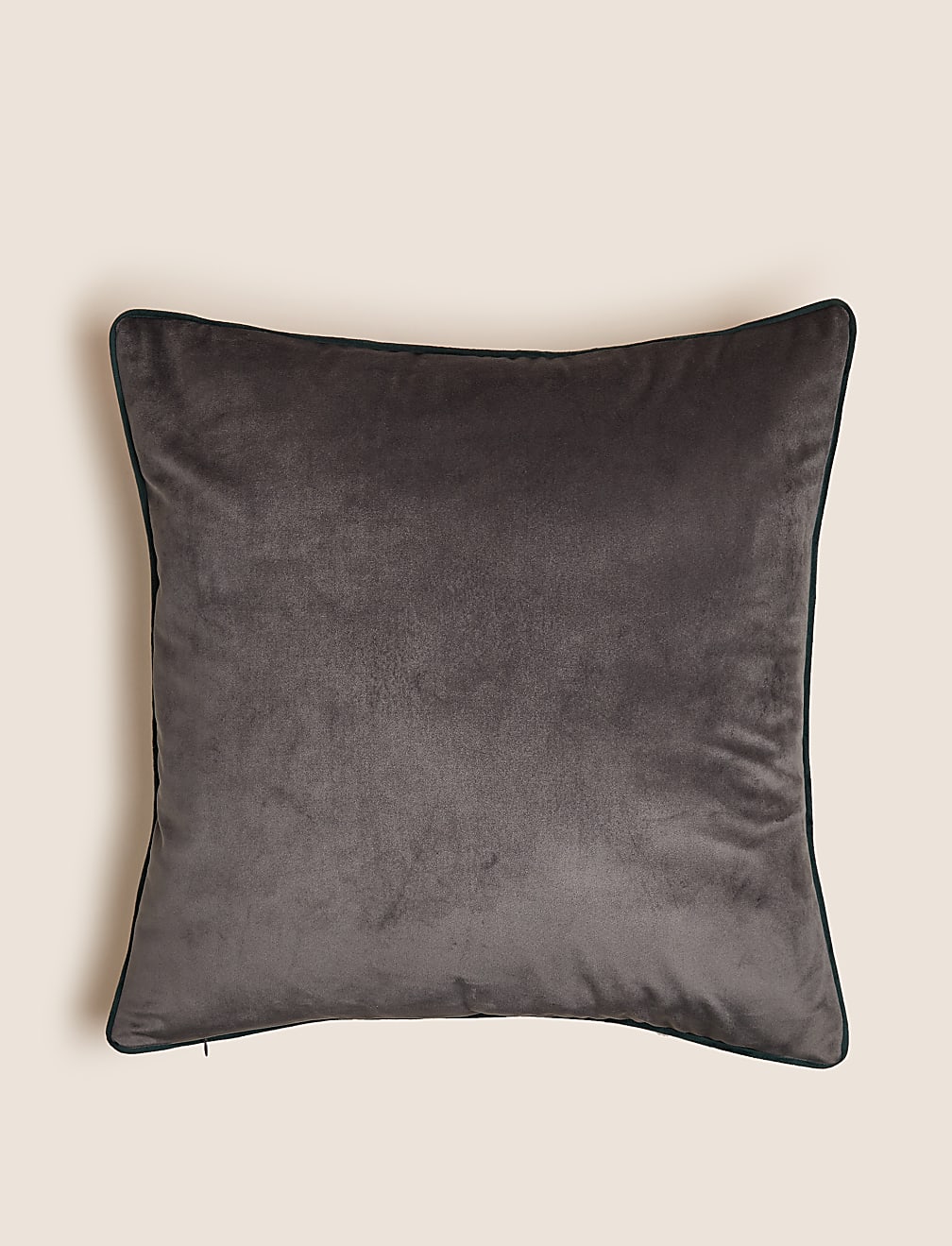 Velvet Cheetah Embroidered Cushion