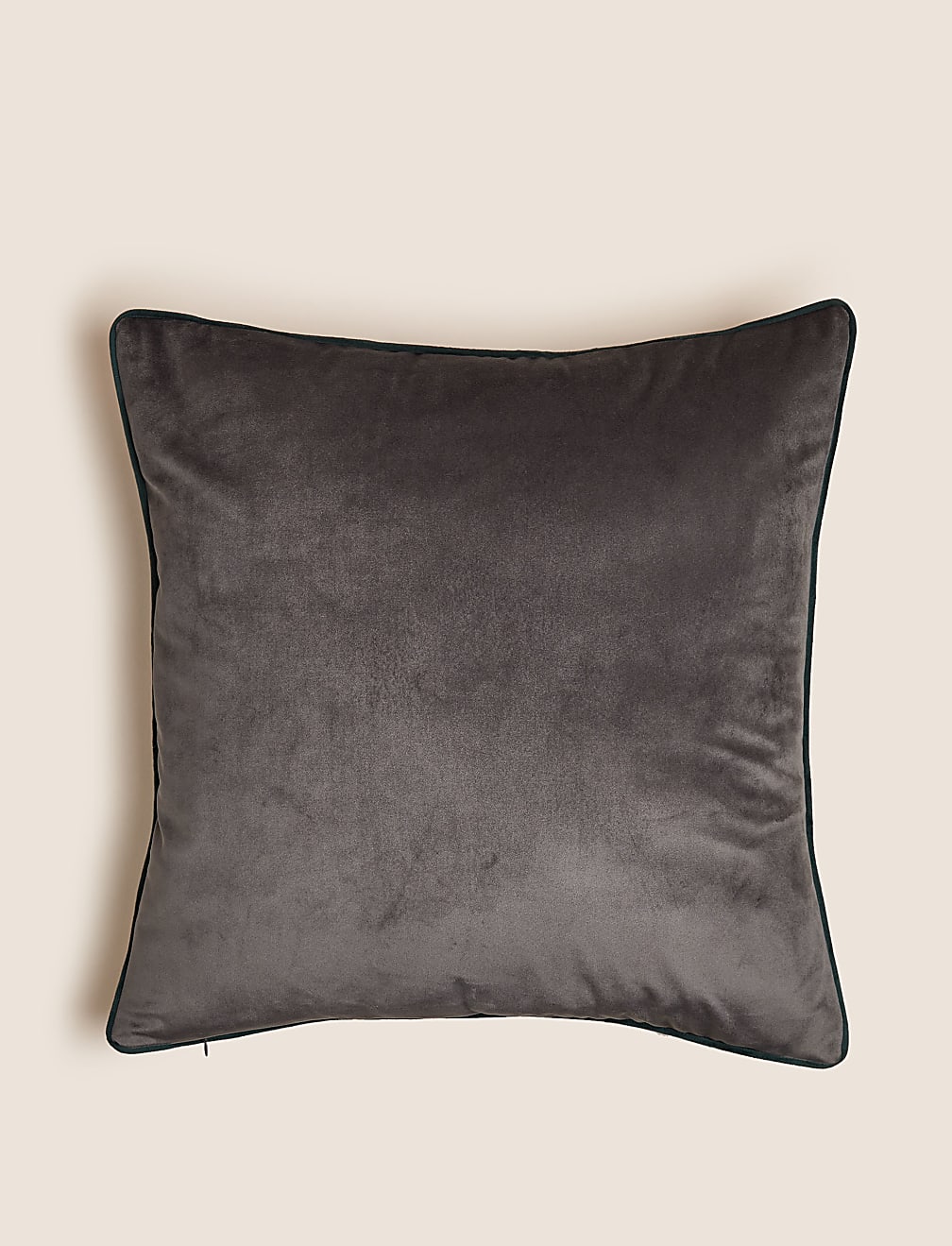 Velvet Cheetah Embroidered Cushion