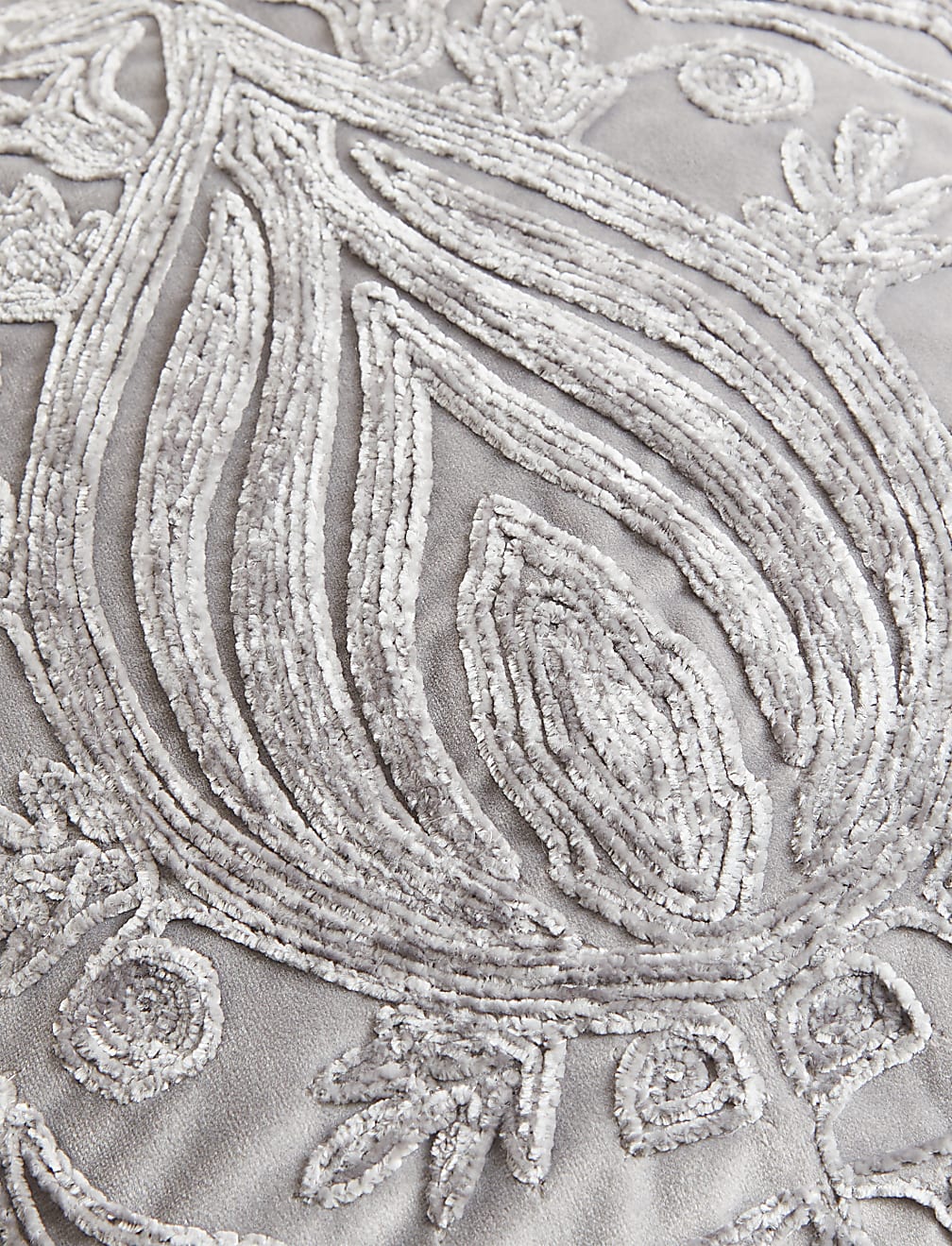Velvet Embroidered Cushion
