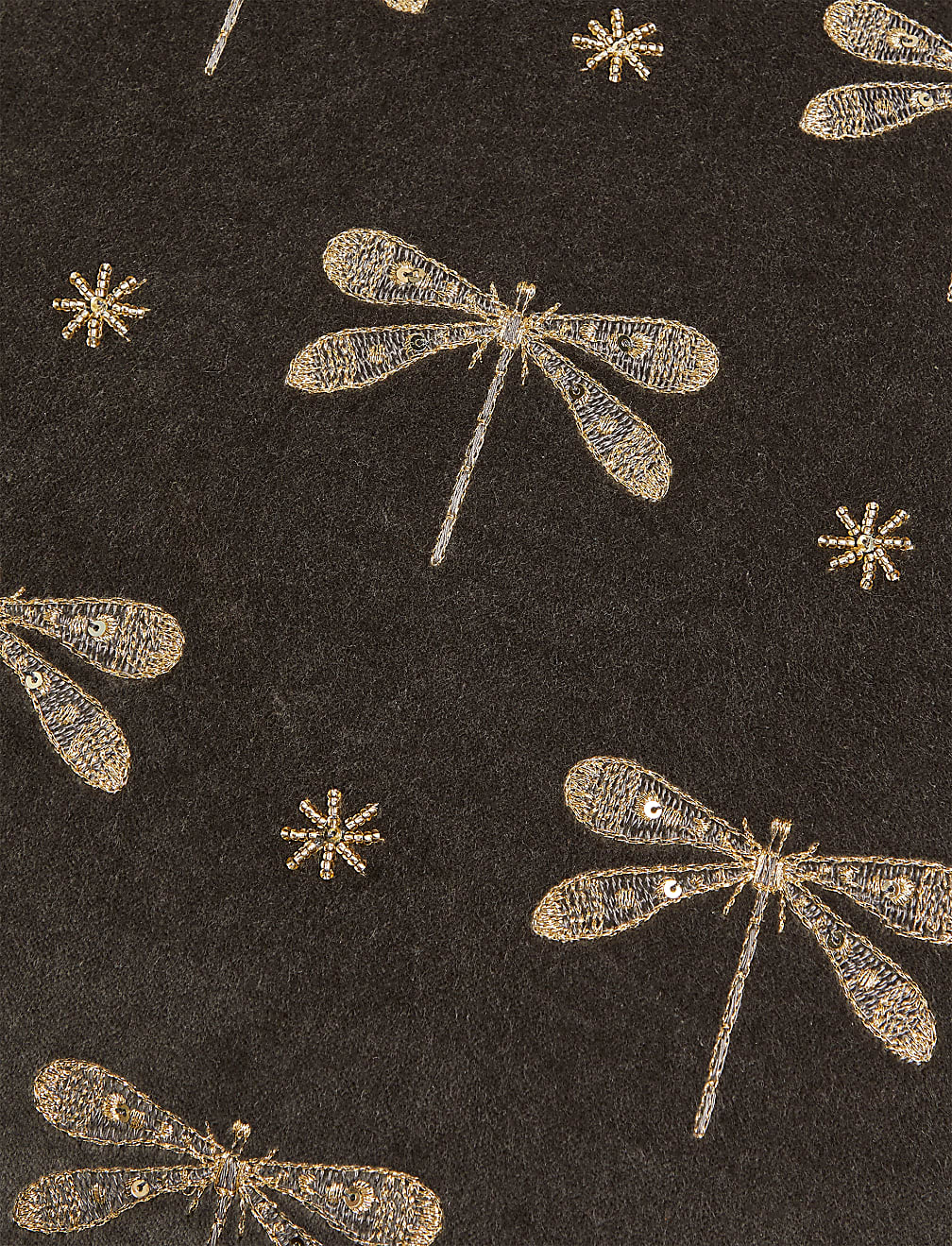 Pure Cotton Velvet Embroidered Cushion