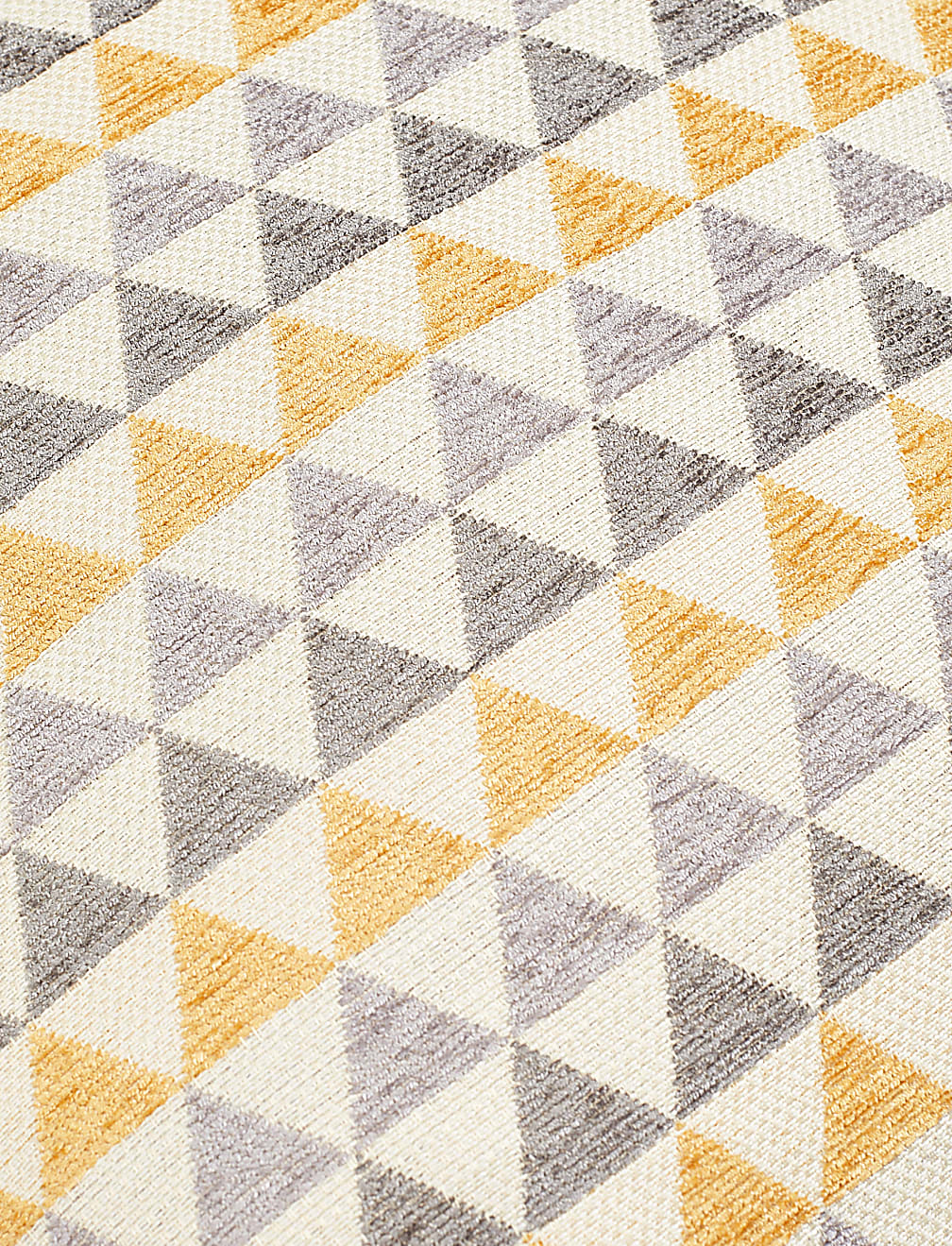 Chenille Geometric Cushion