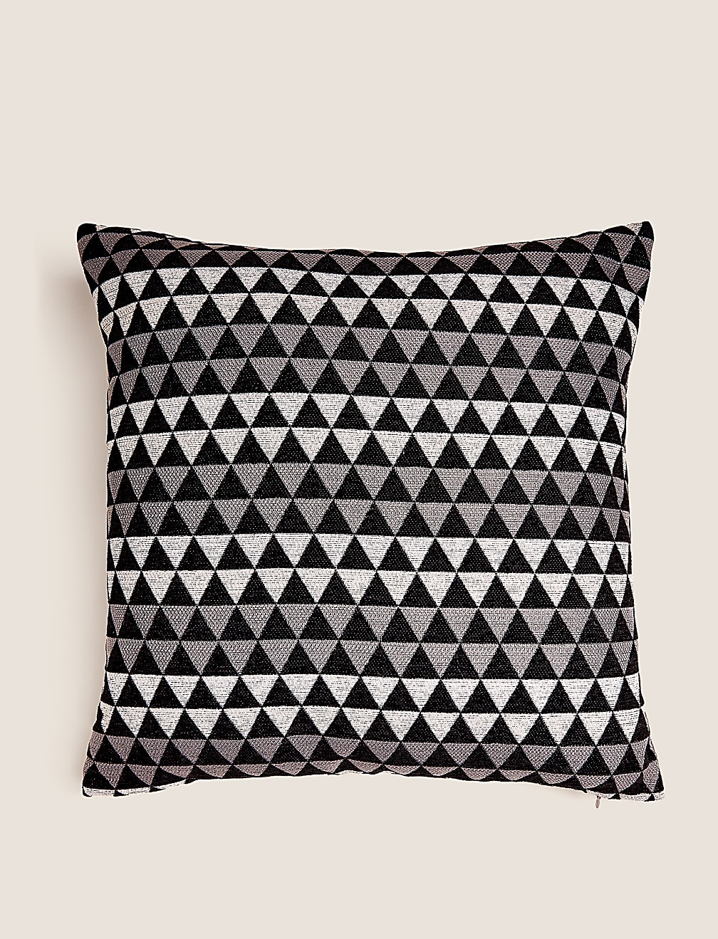 Chenille Geometric Cushion