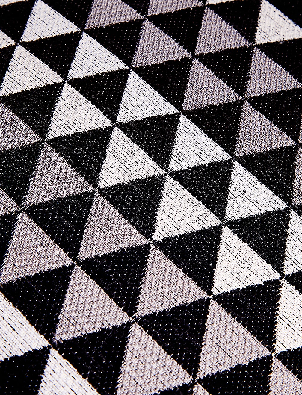 Chenille Geometric Cushion