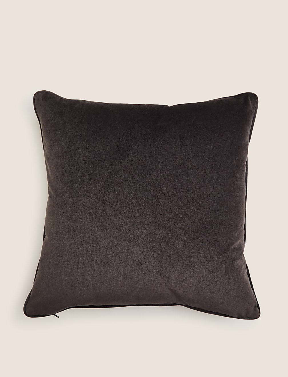 Velvet Tropical Print Cushion