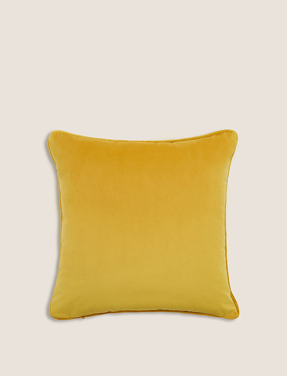 Velvet Bee Embroidered Cushion