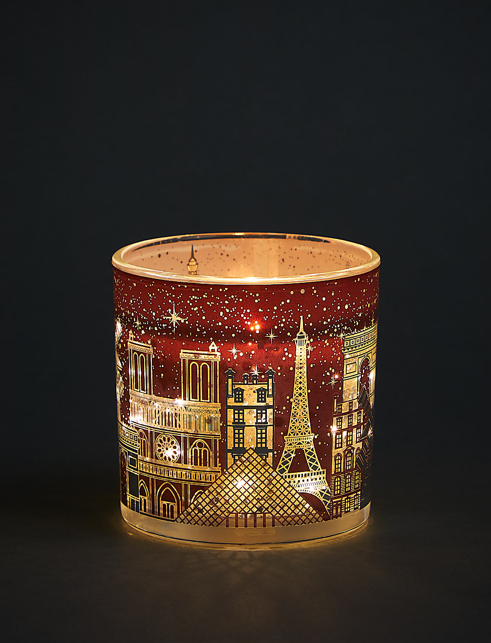Paris Light Up Scented Candle