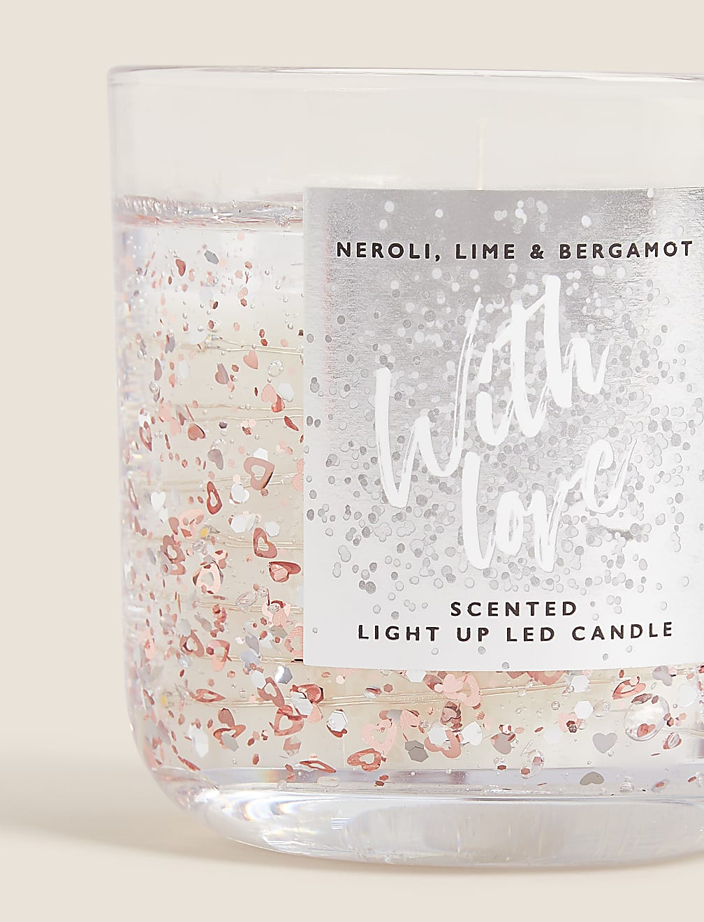 Heart Light Up Candle