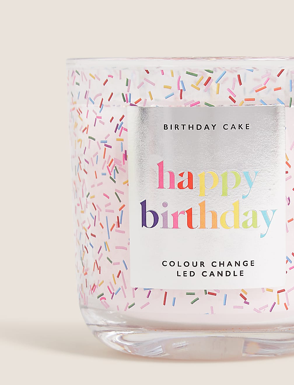 Birthday Cake Colour Change Light Up Candle