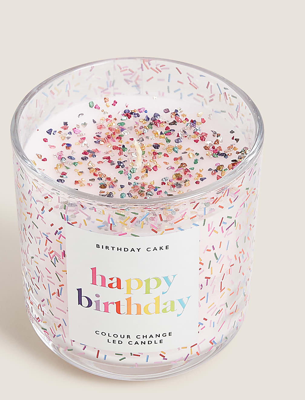 Birthday Cake Colour Change Light Up Candle