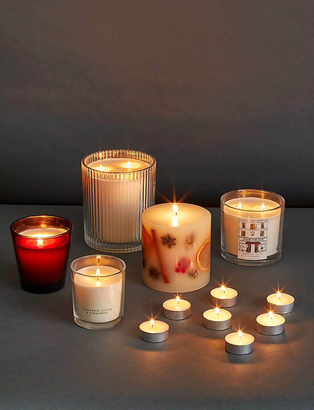 Mandarin, Clove & Cinnamon Boxed Candle