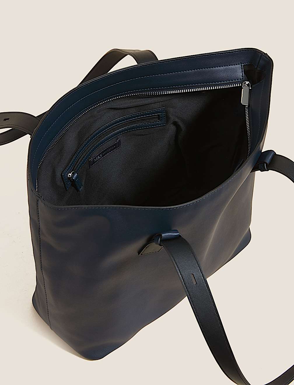 Faux Leather Tote Bag