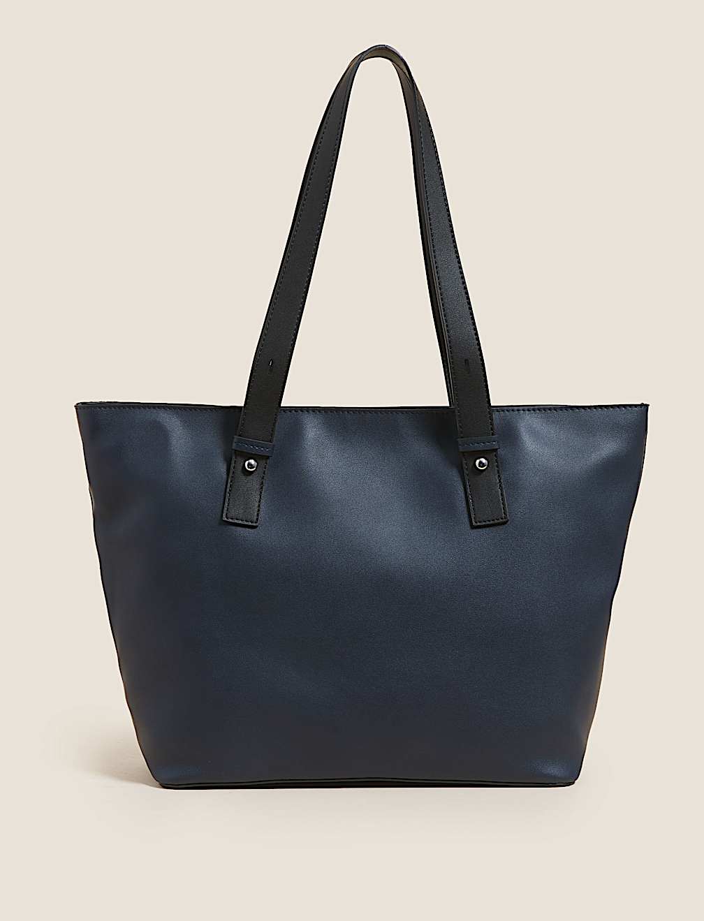 Faux Leather Tote Bag