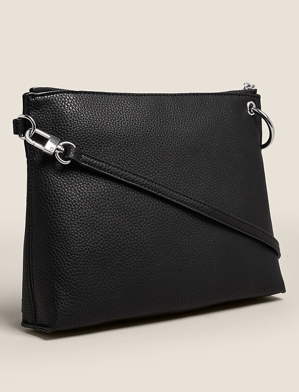 Faux Leather Cross Body Bag