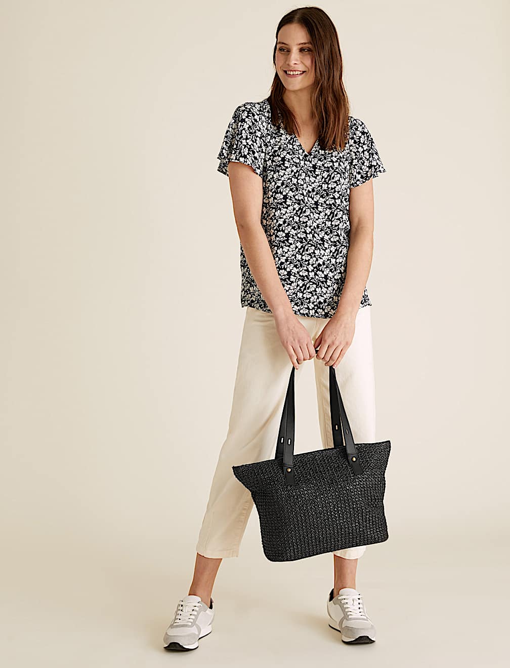 Straw Tote Bag