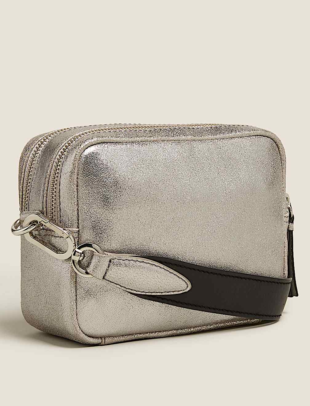 Leather Cross Body Camera Bag