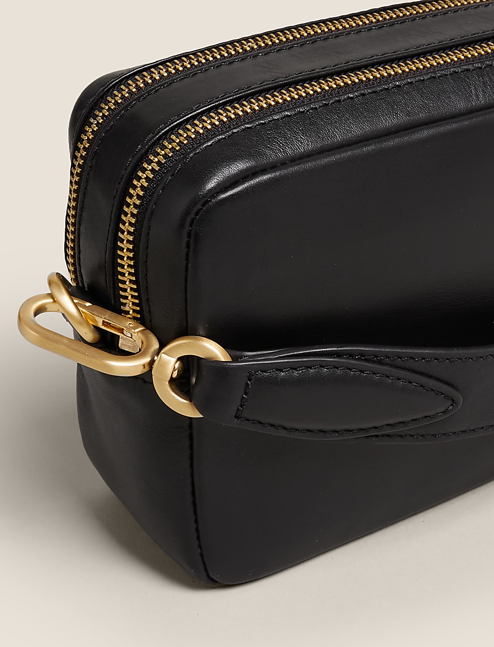 Leather Cross Body Camera Bag